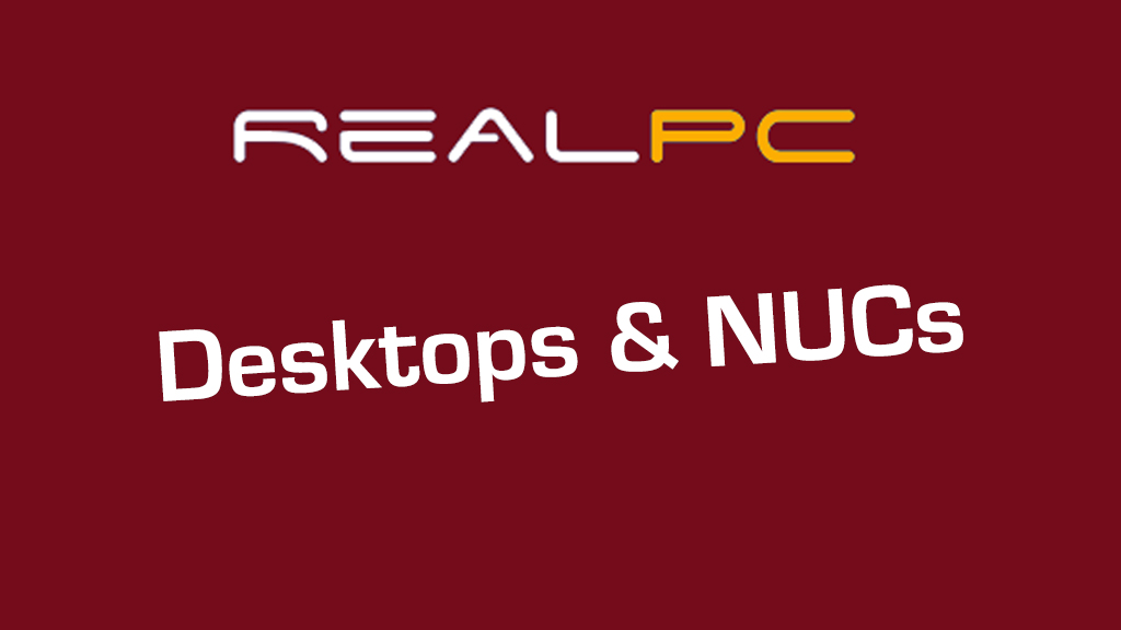 Altijd in het assortiment – RealPC Desktops & Nucs
