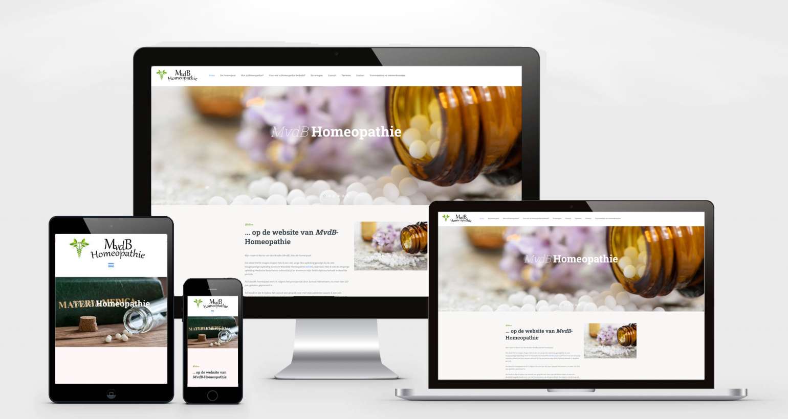 Website in de spotlight: MvdB-Homeopathie