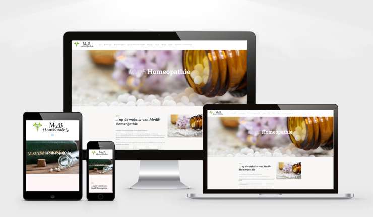 Website in de spotlight: MvdB-Homeopathie