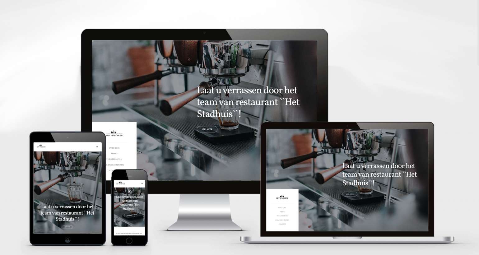 Website in de spotlight: Restaurant Het Stadhuis